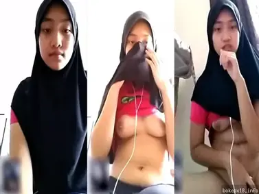 Aisyah ABG Hijab Baju Merah VCS Ngentot Memek Basah Liar